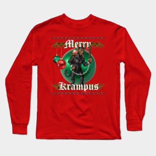 Merry Krampus Long Sleeve T-Shirt